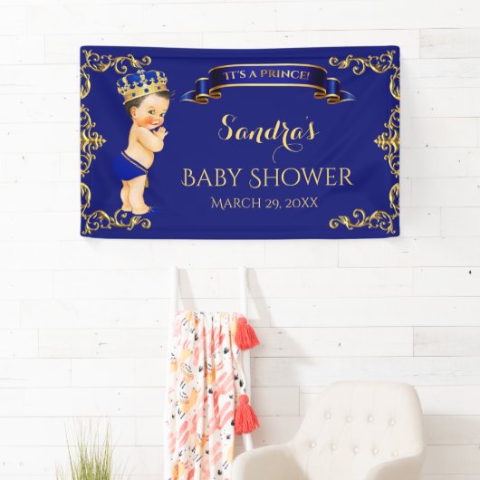 Little Prince Royal Blue Crown Spandoek (Insitu)