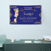 Little Prince Royal Blue Crown Spandoek (Beurs)