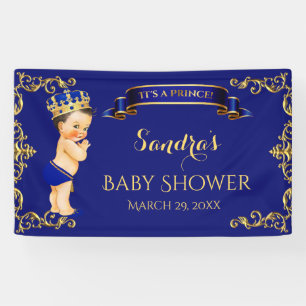 Little Prince Royal Blue Crown Spandoek