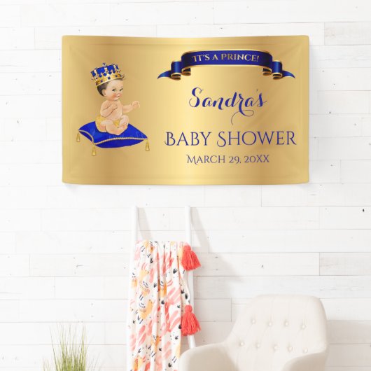 Little Prince Royal Blue Cup Spoon Pillow Spandoek (Insitu)