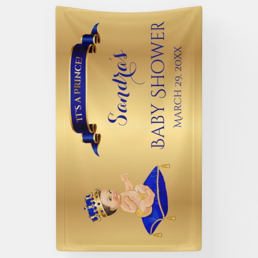 Little Prince Royal Blue Cup Spoon Pillow Spandoek (Verticaal)