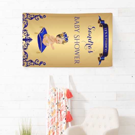 Little Prince Royal Blue Cup Spoon Pillow Spandoek (Insitu)