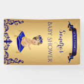 Little Prince Royal Blue Cup Spoon Pillow Spandoek (Horizontaal)