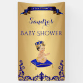 Little Prince Royal Blue Cup Spoon Pillow Spandoek (Verticaal)