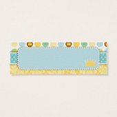 Little Prince TY Skinny Gift Label Mini Visitekaartjes (Achterkant)