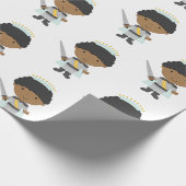 Little Prince Verjaardagsfeestje Cadeaupapier (Hoek)