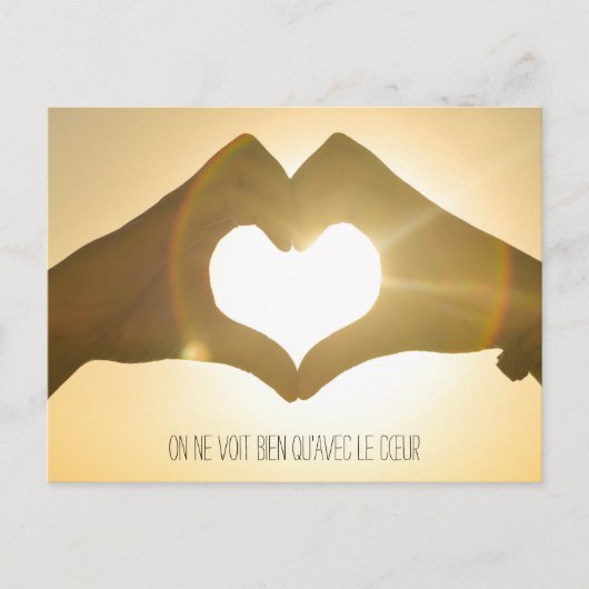 Little Prince Zitat Briefkaart (Voorkant)