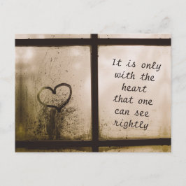 Little Prince Zitat Briefkaart