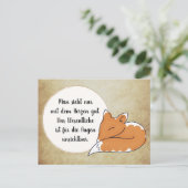 Little Prince Zitat Briefkaart (Staand voorkant)