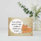 Little Prince Zitat Briefkaart (Staand voorkant)