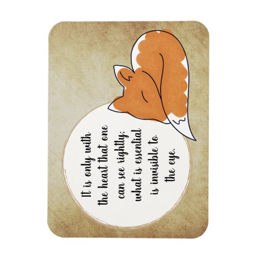 Little Prince Zitat Magneet (Verticaal)