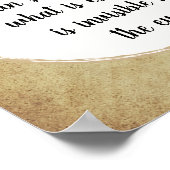 Little Prince Zitat Poster (Hoek)