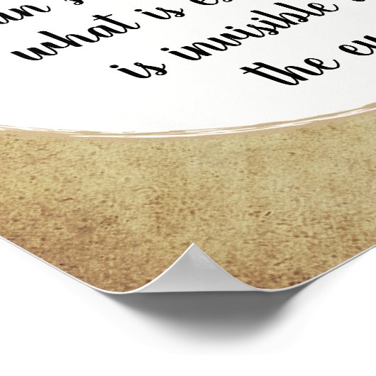 Little Prince Zitat Poster (Hoek)