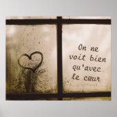 Little Prince Zitat Poster (Voorkant)