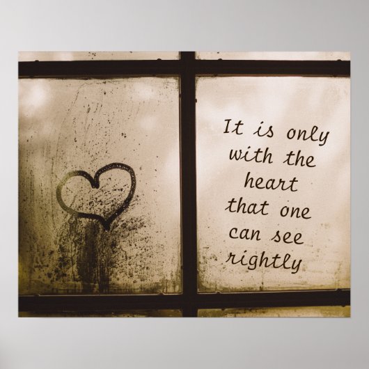 Little Prince Zitat Poster (Voorkant)