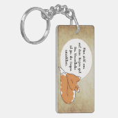 Little Prince Zitat Sleutelhanger (Voorkant Links)