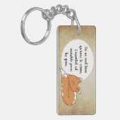 Little Prince Zitat Sleutelhanger (Voorkant Links)