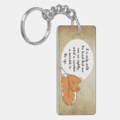 Little Prince Zitat Sleutelhanger (Voorkant Links)