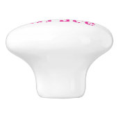 Little Princess - A Royal Baby Nursery Keramische Knop (Zijkant)