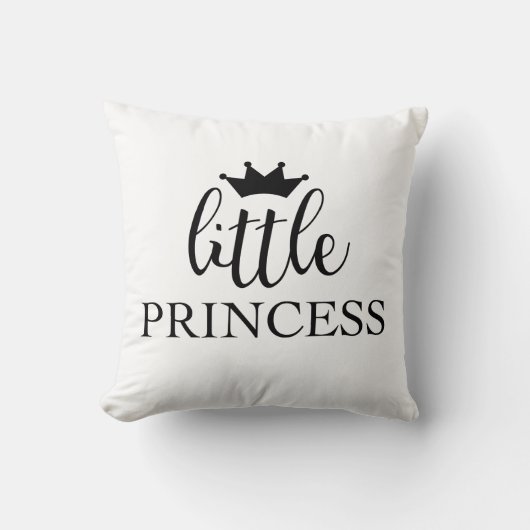 Little Princess Baby Girl Room Decor Sierkussen (Voorkant)