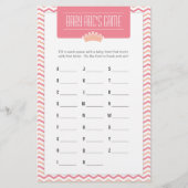 Little Princess Baby shower ABCs Game (Voorkant)