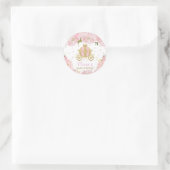 Little Princess Baby shower Dank je wel gunst Ronde Sticker (Tas)