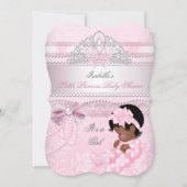 Little Princess Baby shower Girl Butterfly AA Kaart (Voorkant)