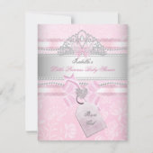 Little Princess  Baby shower Girl Butterfly Kaart (Voorkant)