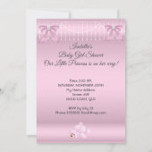 Little Princess Baby shower Girl roze etnische afk Kaart (Achterkant)