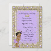 Little Princess Baby shower Invitation, trendy, ch Kaart (Voorkant)