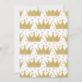 Little Princess Baby shower Kaart (Achterkant)