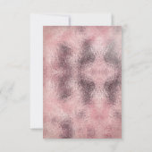 Little Princess Baby shower | Rustiek dank u Kaart (Achterkant)