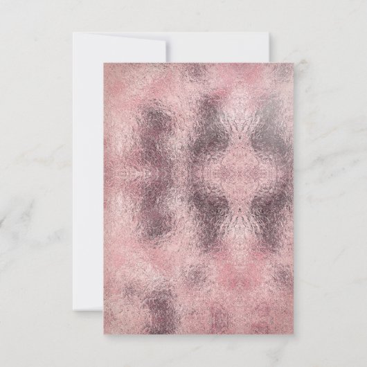 Little Princess Baby shower | Rustiek dank u Kaart (Achterkant)