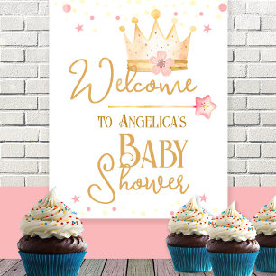 Little Princess Baby shower Welkomstbord Poster
