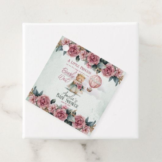 Little Princess Beer Barly Wait Girl Baby shower Bedankjes Labels (In situ)