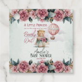 Little Princess Beer Barly Wait Girl Baby shower Bedankjes Labels (Voorkant)