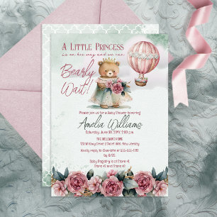 Little Princess Beer Barly Wait Girl Baby shower Kaart