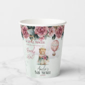 Little Princess Beer Barly Wait Girl Baby shower Papieren Bekers (Achterkant)