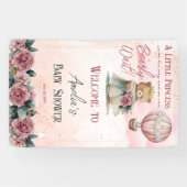 Little Princess Beer Barly Wait Girl Baby shower Spandoek (Horizontaal)