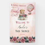 Little Princess Beer Barly Wait Girl Baby shower Spandoek (Verticaal)