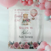 Little Princess Beer Barly Wait Girl Baby shower Wandkleed