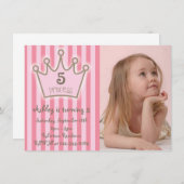Little Princess Birthday Card Kaart (Voorkant / Achterkant)