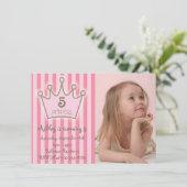 Little Princess Birthday Card Kaart (Staand voorkant)