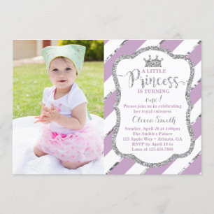 Little Princess Birthday Party Invitation Kaart
