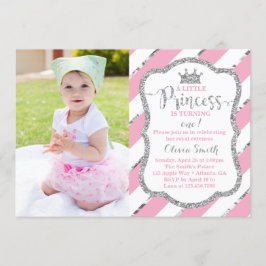 Little Princess Birthday Party Invitation Kaart