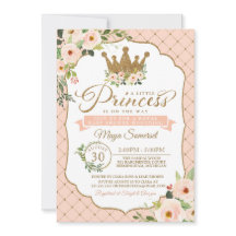 Little Princess Blush Floral Royal Baby shower