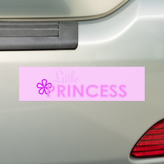 Little Princess Bumpersticker (Op auto)