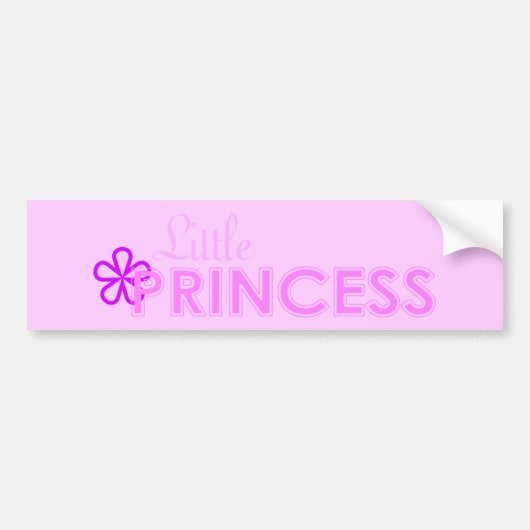 Little Princess Bumpersticker (Voorkant)