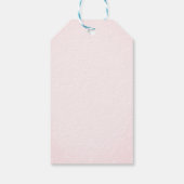 Little Princess Crown Pearls Dots Baby Shower Cadeaulabel (Achterkant)