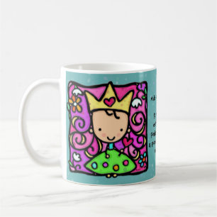 Little princess Custom text Whimsical Koffiemok